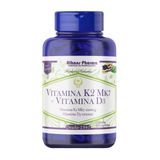 Vitamina K2mk7 100 Mcg + Vitamina D3 10.000 Ui 60 Cápsulas