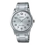 Relógio Masculino Casio Mtp-v001d 7bu Prata Analógico