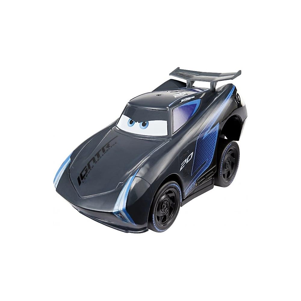 Disney Cars Rev &amp; Race Push Down Car (jackson Storm)