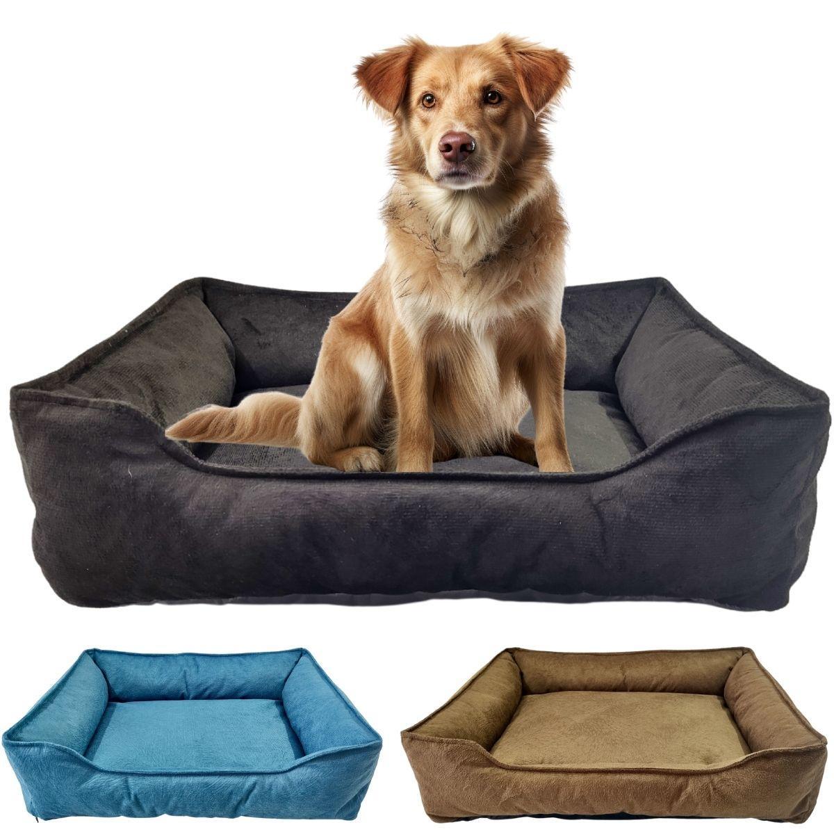 Cama Pet Luxo Macia Para Cachorro E Gato Suede G