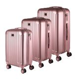 Conjunto 3 Malas 35kg + 23kg + 10kg Expansível Rose Maldivas