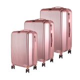 Conjunto 3 Malas 35kg + 23kg + 10kg Expansível Rose Style