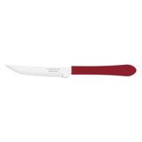 Kit 24 Faca Churrasco Tramontina Leme Inox Vermelho 4