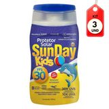 Kit C/03 Nutriex Sunday Kids Fps30 Protetor Solar 120ml