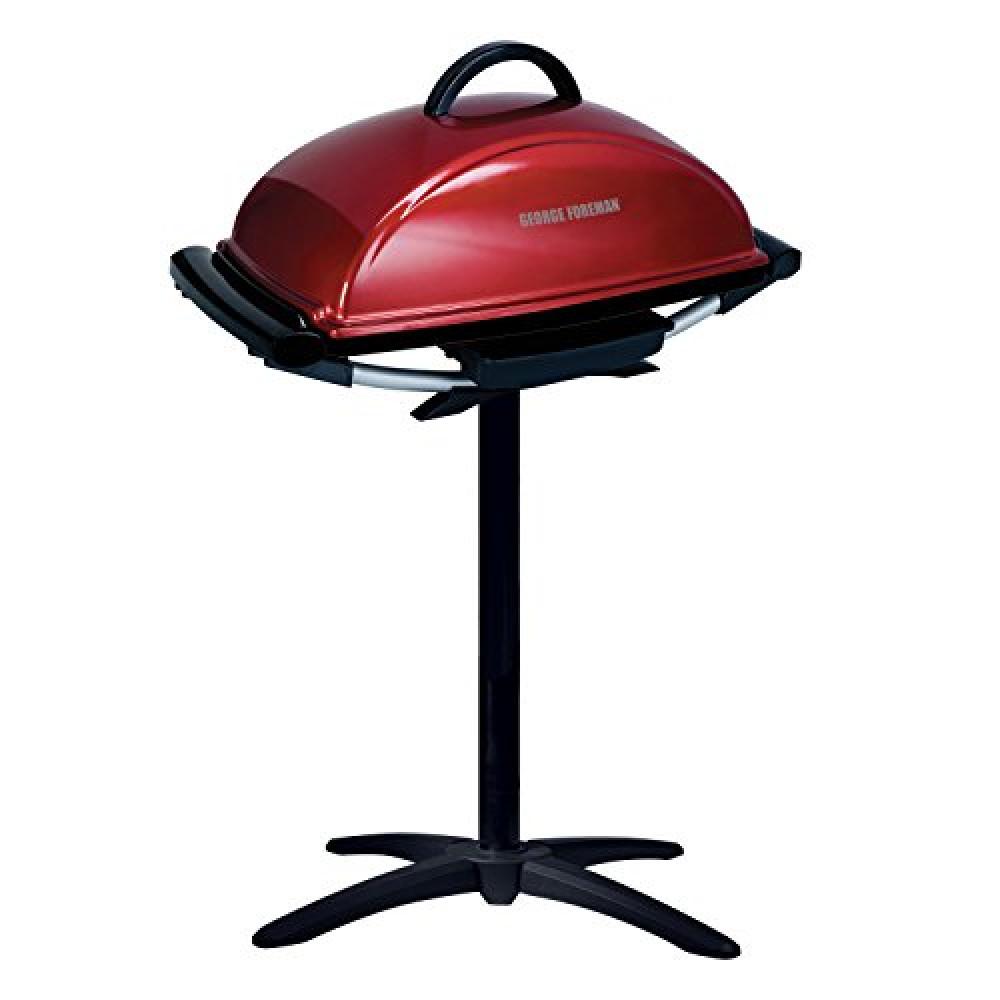 Churrasqueira de Metal/ Grill George Foreman GFO201R, Vermelho 110V