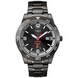 Relogio Masculino De Quartzo, Com Pulseira De Aco Inoxidavel, Timex Tribute Twzutxtmm, Preto