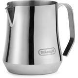 Delonghi Milk Frothing Pitcher, Aço Inoxidável, 17 Onças (500 Ml), Ferramenta Barista, Jarra Frother Para Café Expresso Café Cappuccino Latte Art, Dl