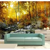 Papel De Parede - Paisagens Cachoeira 2m² Na 02