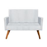 Namoradeira Nina Suede Castanho Cinza
