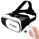 Óculos Realidade Virtual 3d + Controle Vr Box