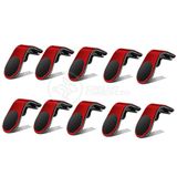 Kit 10 Suporte Adaptador Magnético Painel De Carrol/vermelho