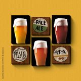 Tipos De Cerveja Com 15mm De Com Borda Infinita 15mm