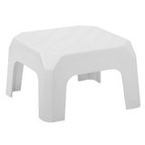 Mini Banqueta Plástica Branca Bf2 Astra