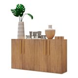 Aparador Buffet 4 Portas Viena Multimóveis Rustic/natural