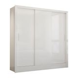 Guarda Roupa Casal Fortaleza 3 Portas Carioca Móveis Branco