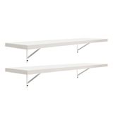 Kit 2 Prateleiras 70 X 30cm Branco Espessura 25mm