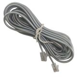 Fio Telefonico Cabo Rj11 Extensao Telefone Fixo 3m