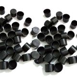 Ponteira Plastica Externa 7/8&quot; 2,2cm Preta (25un)