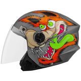 Capacete Aberto Pro Tork New Liberty 3 Coyote Cinza Fosco 58