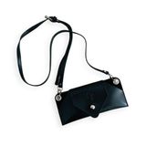 Case Porta Óculos Ray-ban  Couro Preto
