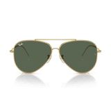 Ray-ban Aviator Reverse Dourado - Lente Verde