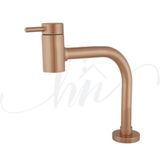 Torneira De Pia Para Banheiro Slim Luxo Rose Volta Baixa