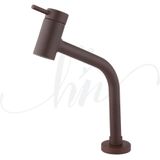 Torneira De Pia Para Banheiro Slim Luxo Aço Média De Volta