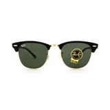 Óculos De Sol Ray-ban Clubmaster Preto 0rb3016 W0365 51