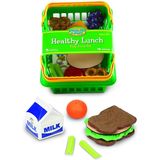 Cesta De Almoço Saudável De Recursos De Aprendizagem, Comida Infantil, 17 Peças, Idades 3+, Ler7291, Multicolor,