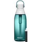 Garrafa De Filtro De Água De Plástico Brita, 36 Oz, Vidro Do Mar