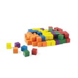 Blocos De Madeira Manuais, Cubos De Contagem Para Crianças Matemática, Blocos De 1 Polegada Para Artesanato Pré-escolar, Manipuladores De Matemática