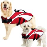 Sunfura Flotation Dog Life Jacket Com Flutuação E Alça De Resgate, Ripstop Puppy Lifesaver Animal De Estimação Colete Salva-vidas Para Cães Pequenos