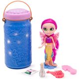 Bright Fairy Friends Bff Boneca Sereia Com Asas De Mudança De Cor, 4 Acessórios De Sereia Surpresa, Um Jarro De Luz Ativada De Movimento Que Funciona