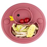 Pratos De Silicone De Silicone Placemat Dividido Toddler - Placas De Sucção Não Deslizante Portátil Para Crianças Bebês E Crianças Bpa Prato De Janta