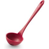 Nova Di Oro Série Perfeita Concha De Sopa De Sopa De Sopa De Silicone – 600°f Porção Resistente Ao Calor E Colher De Cozinha De Borracha – Capacidade