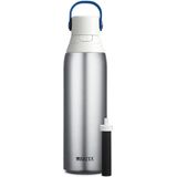 Garrafa De Filtro De Água De Aço Inoxidável Brita, Aço Inoxidável, 20 Onças, 1 Contagem