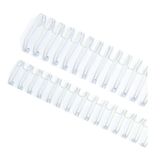 Wire-o Garra Duplo Anel 1" Para 200 Fls A4 2x1 Branco 50 Und