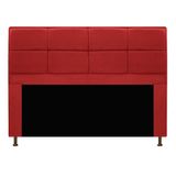 Cabeceira Munique 195cm King Size Corano Vermelho Adj Decor