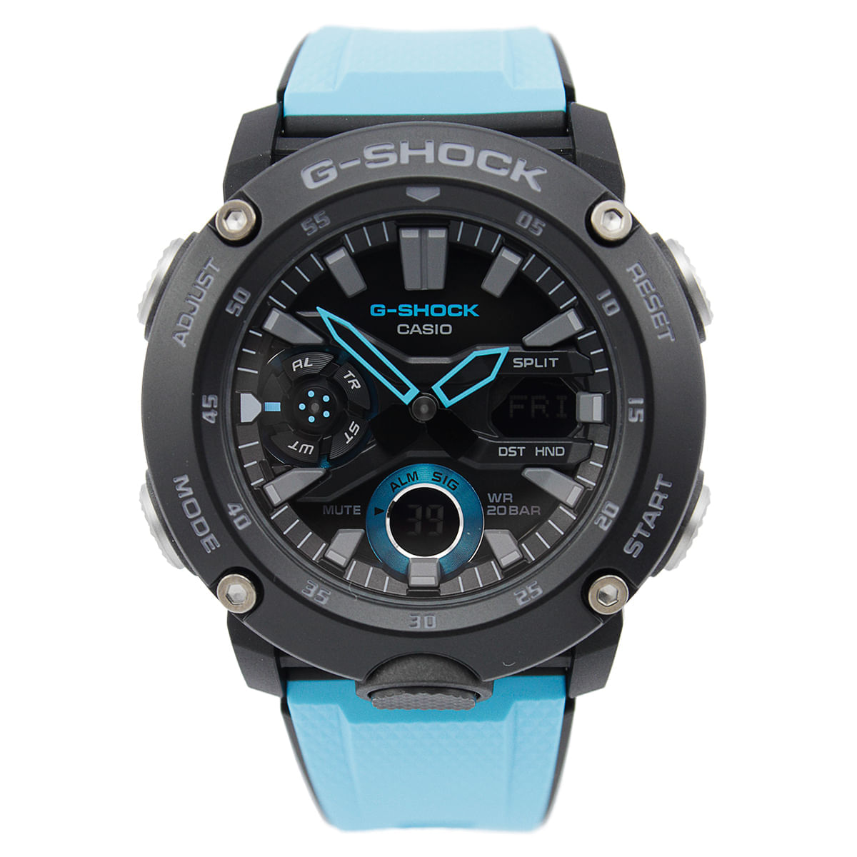 Relógio Casio G Shock Masculino Azul Ga 2000 1a2dr Gênero Masculino Garantia 12 Meses 5789