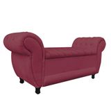 Recamier Baú Londres 1,20 M Suede Rose