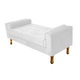 Recamier Félix Queen Size 160cm Branco