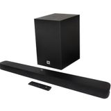Soundbar JBL Cinema SB180 com 2.1 canais, Bluetooth, ARC HDMI e Subwoofer sem fio - 110W