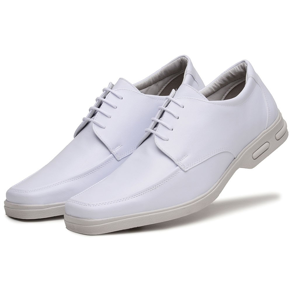 Sapato Casual Masculino Cadarço Esporte Fino Palmilha Com Alta Absorção De Impacto Super Leve