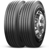 2 Pneu 275/80r22.5 Prometeon Pirelli 149/146m Itineris Steer