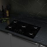 Cooktop 5 Bocas Acendimento Automático Be Preto