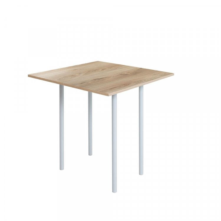 Mesa Dobrável 4 Lugares Expert Ciplafe Branco/Carvalho Montreal