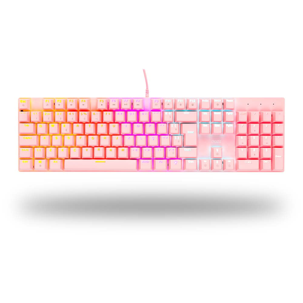 Teclado Mecanico Orion Essential Rosa 62000132 Usb 2.0 Dazz Rgb Switch Blue U Unica Unica