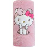 Manta Com Aplique Flannel Fleece Turma Da Hello Kitty 100x75 Hello Kitty
