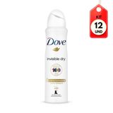 Kit C/12 Dove Invisible Dry Desodorante Aerosol 89g