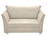 Namoradeira Lisboa 2 Lugares Salão Suede Bege